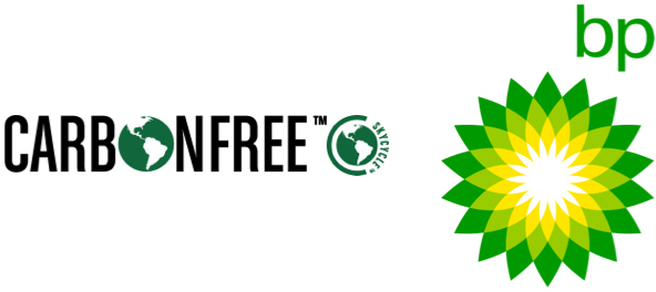 CarbonFree and bp logos